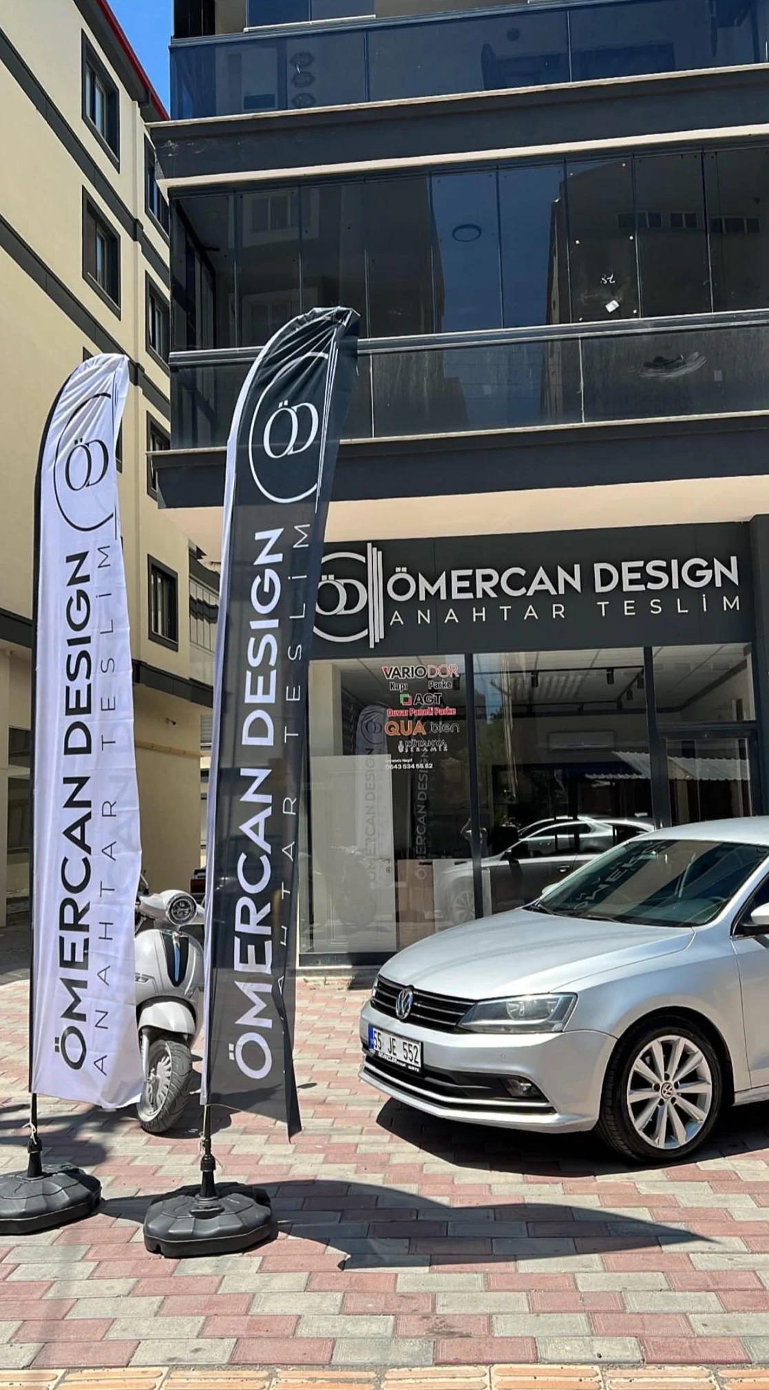 Ömercan Design Bafra showroom dış cephe