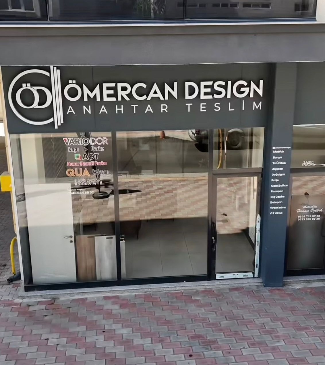 Ömercan Design Showroom - Ömercan Design Bafra projesi